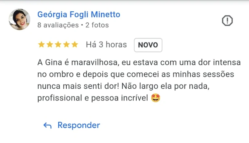 Depoimento de Geórgia Fogli Minetto sobre atendimento com Gina Lozzi